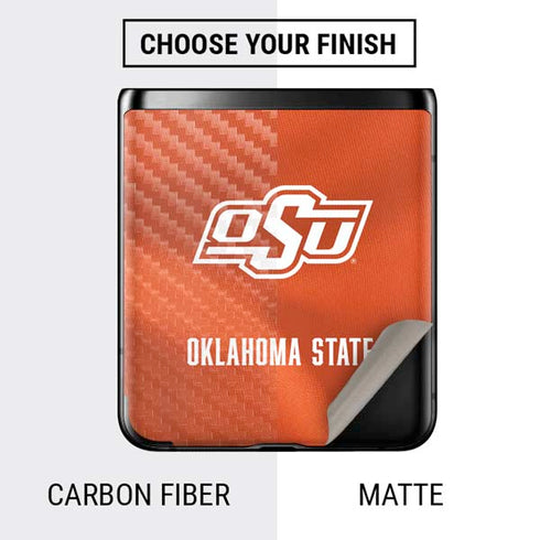 Oklahoma State University Orange Jersey Galaxy Z Flip Skin