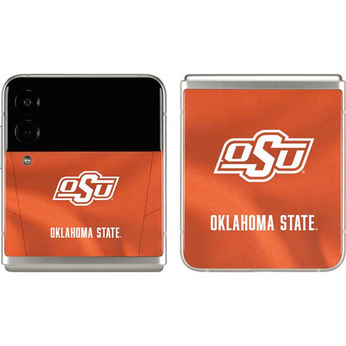 Oklahoma State University Orange Jersey Galaxy Z Flip3 5G Skin