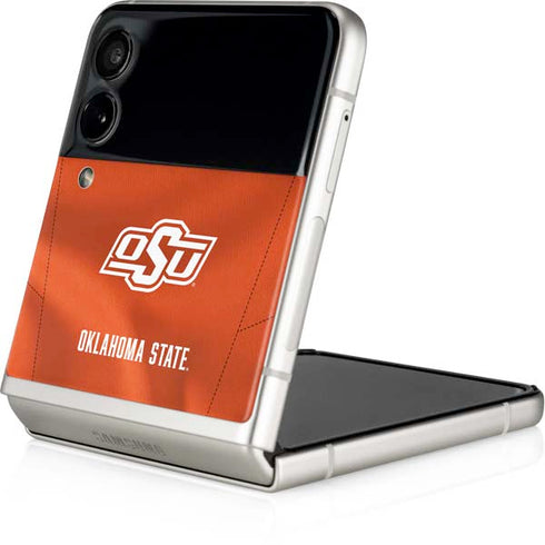 Oklahoma State University Orange Jersey Galaxy Z Flip3 5G Skin