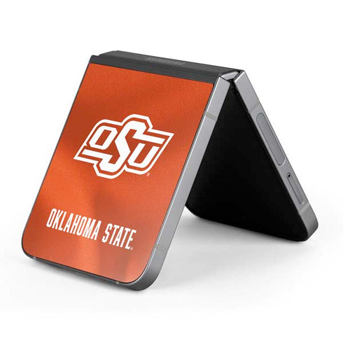 Oklahoma State University Orange Jersey Galaxy Z Flip6 Skin