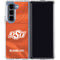 Oklahoma State University Orange Jersey Galaxy Z Fold5 5G Clear Case