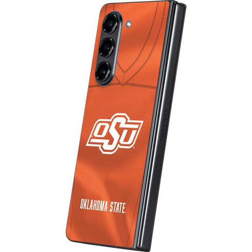 Oklahoma State University Orange Jersey Galaxy Z Fold5 5G Skin