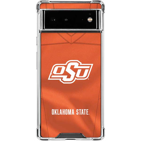 Oklahoma State University Orange Jersey Google Pixel 6 Clear Case