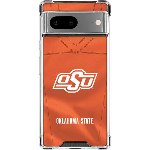 Oklahoma State University Orange Jersey Google Pixel 8 Clear Case
