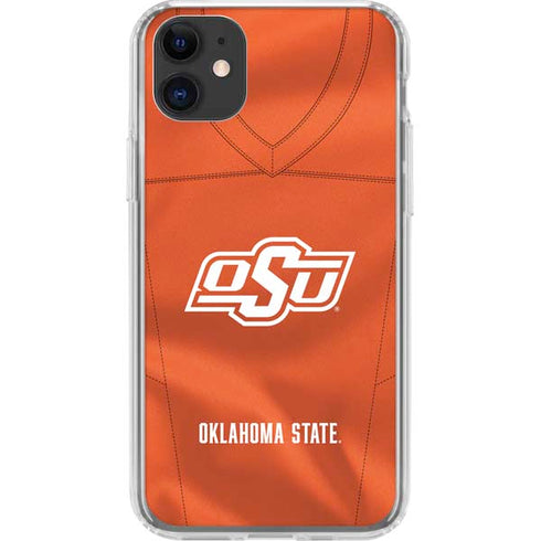 Oklahoma State University Orange Jersey iPhone 11 Clear Case