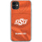 Oklahoma State University Orange Jersey iPhone 11 Clear Case