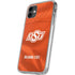 Oklahoma State University Orange Jersey iPhone 11 Clear Case