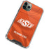 Oklahoma State University Orange Jersey iPhone 11 Pro Max Clear Case