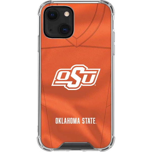 Oklahoma State University Orange Jersey iPhone 13 Clear Case