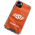 Oklahoma State University Orange Jersey iPhone 13 Clear Case