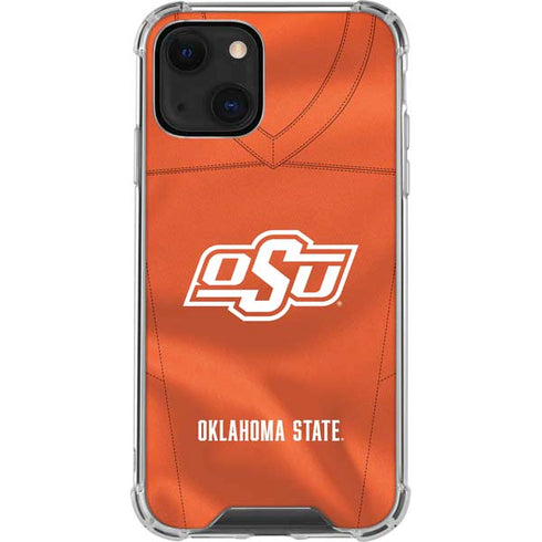 Oklahoma State University Orange Jersey iPhone 13 Mini Clear Case