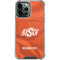 Oklahoma State University Orange Jersey iPhone 13 Pro Max Clear Case