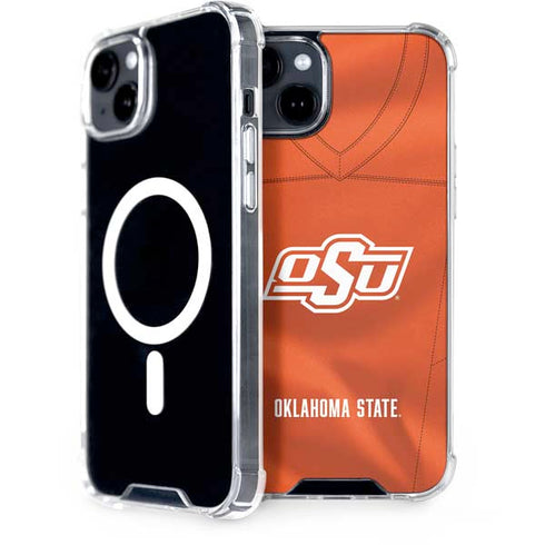 Oklahoma State University Orange Jersey iPhone 14 MagSafe Case