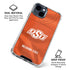 Oklahoma State University Orange Jersey iPhone 14 Plus Clear Case