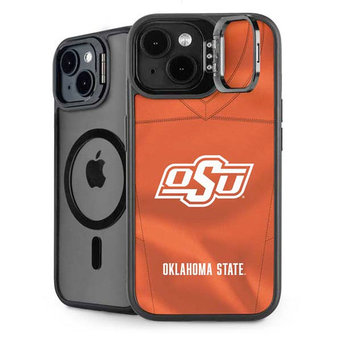 Oklahoma State University Orange Jersey iPhone 14 Plus Kickstand Case