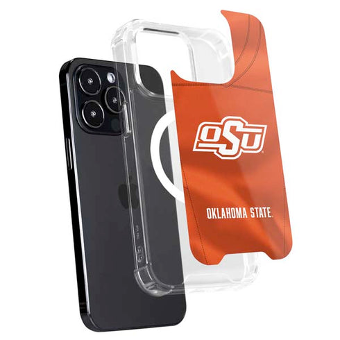 Oklahoma State University Orange Jersey iPhone 14 Pro MagSafe Case