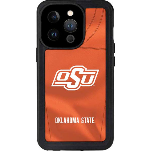 Oklahoma State University Orange Jersey iPhone 14 Pro Waterproof Case