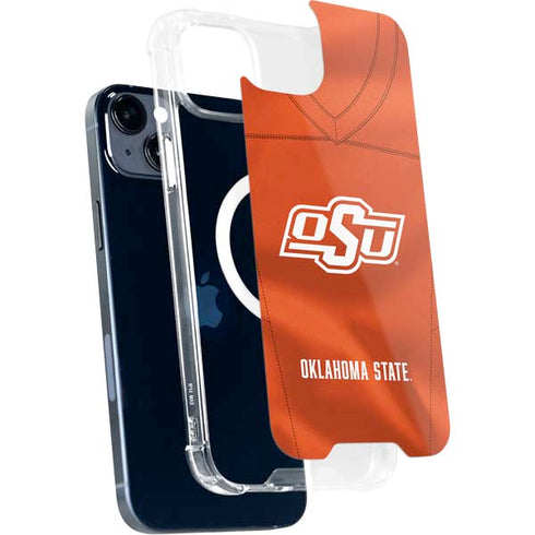 Oklahoma State University Orange Jersey iPhone 15 MagSafe Case