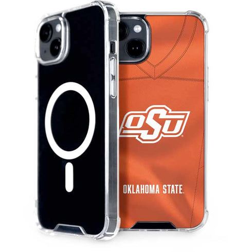 Oklahoma State University Orange Jersey iPhone 15 Plus MagSafe Case