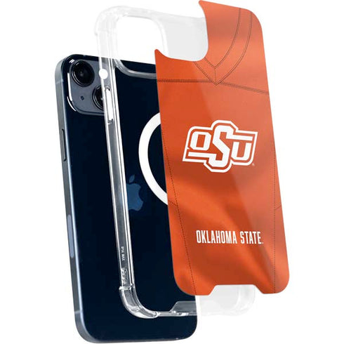 Oklahoma State University Orange Jersey iPhone 15 Plus MagSafe Case