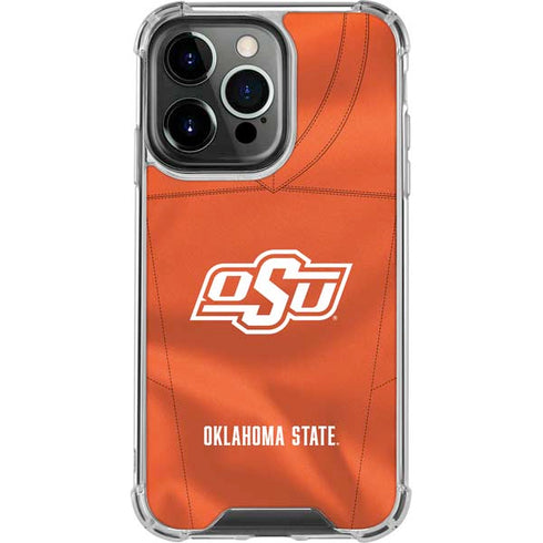 Oklahoma State University Orange Jersey iPhone 15 Pro Max Clear Case
