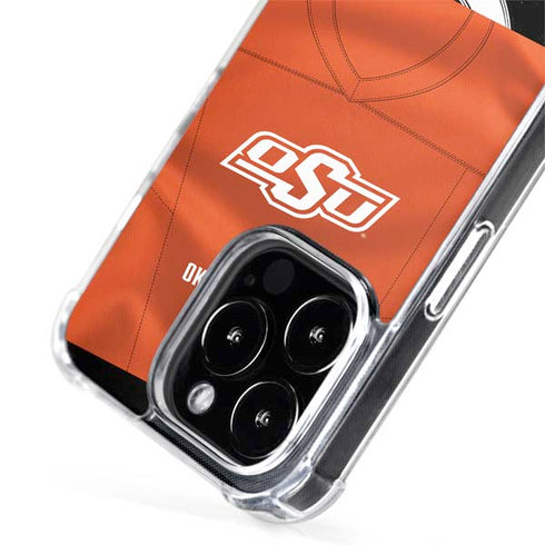 Oklahoma State University Orange Jersey iPhone 15 Pro Max MagSafe Case