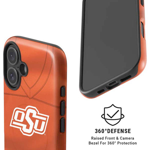 Oklahoma State University Orange Jersey iPhone 16 Magsafe Impact Case