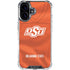 Oklahoma State University Orange Jersey iPhone 16 Plus Clear Case