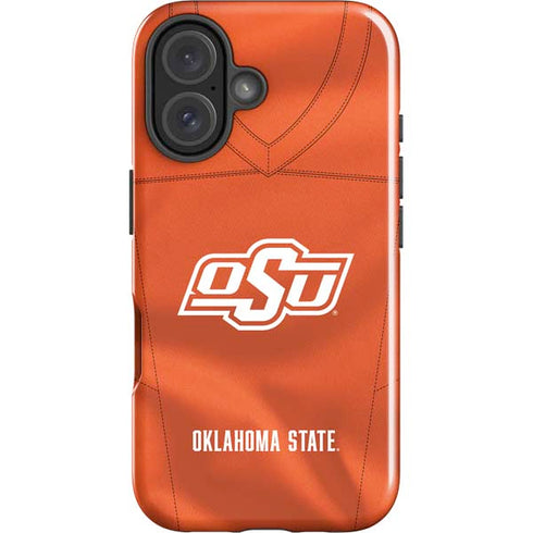 Oklahoma State University Orange Jersey iPhone 16 Plus Impact Case