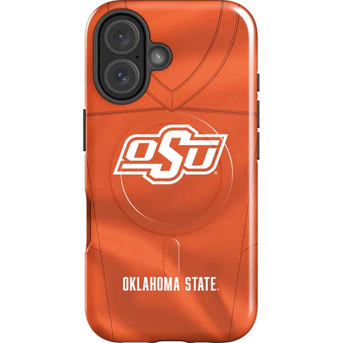 Oklahoma State University Orange Jersey iPhone 16 Plus Magsafe Impact Case