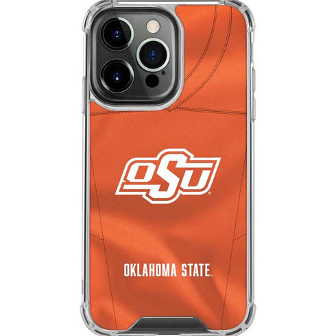 Oklahoma State University Orange Jersey iPhone 16 Pro Max Clear Case