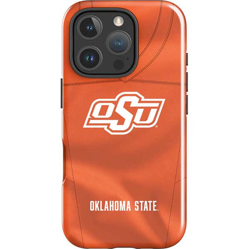 Oklahoma State University Orange Jersey iPhone 16 Pro Max Impact Case
