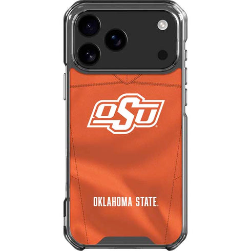 Oklahoma State University Orange Jersey iPhone 18 Pro Max Clear Case