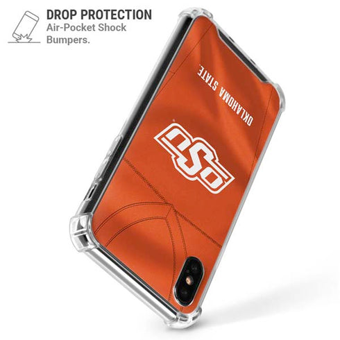 Oklahoma State University Orange Jersey iPhone XS Max Clear Case
