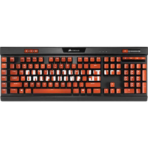 Oklahoma State University Orange Jersey K95 RGB PLATINUM Mechanical Gaming Keyboard Skin