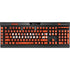 Oklahoma State University Orange Jersey K95 RGB PLATINUM Mechanical Gaming Keyboard Skin