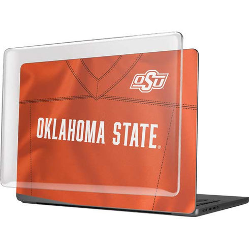 Oklahoma State University Orange Jersey MacBook Pro 14in (2021-24) Case plus Skin