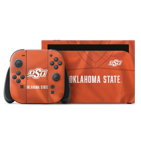 Oklahoma State University Orange Jersey Nintendo Switch 2 (2025) with Joy-Con Skin