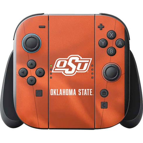 Oklahoma State University Orange Jersey Nintendo Switch 2 (2025) with Joy-Con Skin