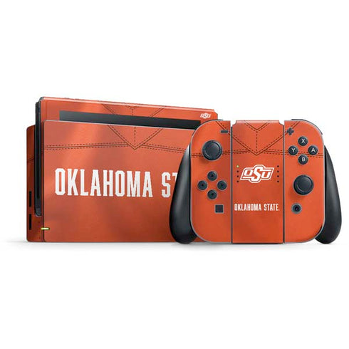 Oklahoma State University Orange Jersey Nintendo Switch Bundle Skin