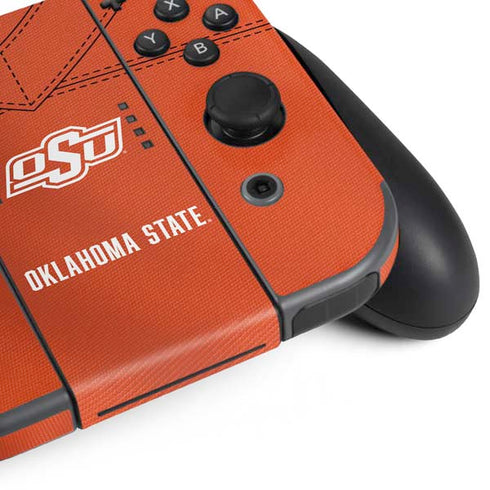 Oklahoma State University Orange Jersey Nintendo Switch (2017-2021) Joy-Con Controller Skin