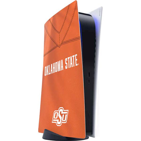 Oklahoma State University Orange Jersey PS5 Digital Edition Console Skin