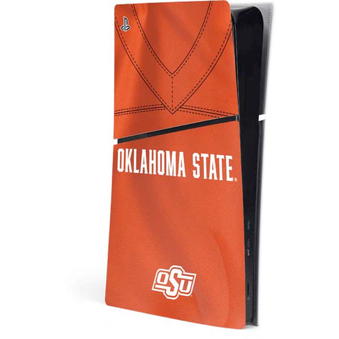 Oklahoma State University Orange Jersey PS5 Slim Digital Edition Console Skin