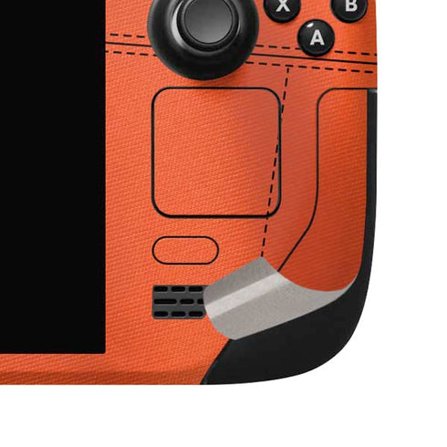 Oklahoma State University Orange Jersey Steam Deck Handheld Gaming Computer OLED Skin