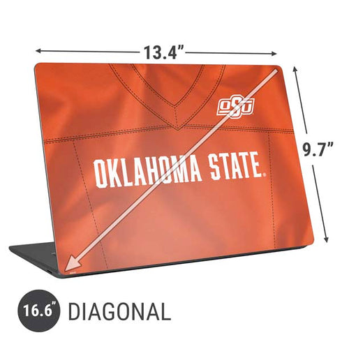 Oklahoma State University Orange Jersey Universal Laptop 16.6in (13.4 x 9.7in) Skin