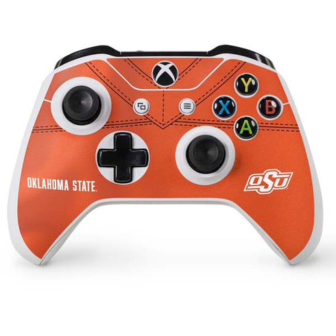 Oklahoma State University Orange Jersey Xbox One S Console and Controller Bundle Skin