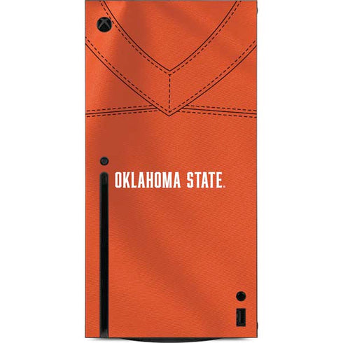Oklahoma State University Orange Jersey Xbox Series X Console Skin