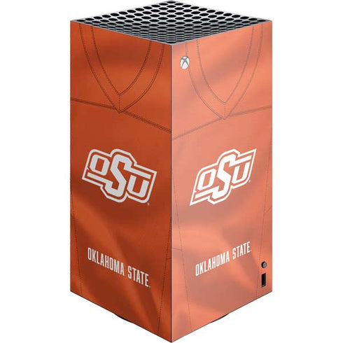 Oklahoma State University Orange Jersey XBox Series X Digital Edition Console Skin