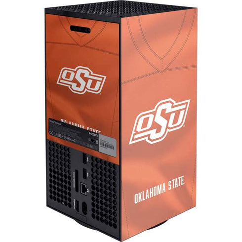 Oklahoma State University Orange Jersey XBox Series X Digital Edition Console Skin
