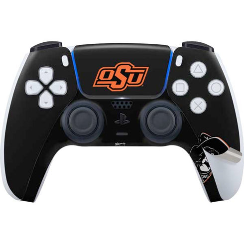Oklahoma State University OSU on Black PS5 Pro Disk Bundle Skin